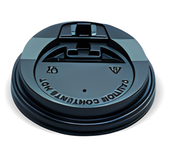 Tapa Negra para Vaso de Café